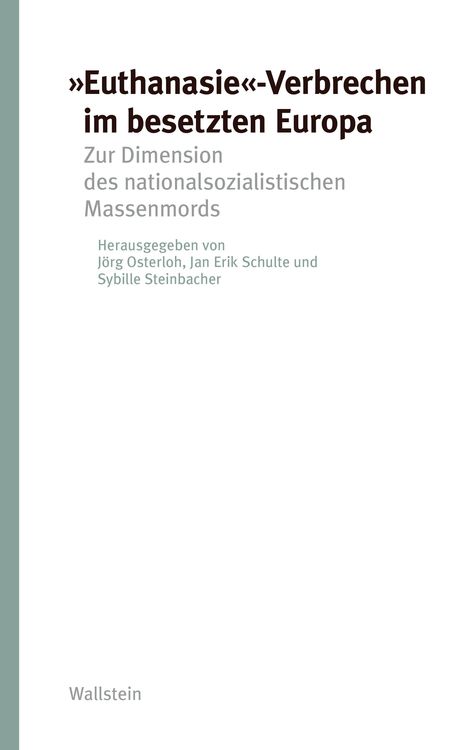 Produktbild: "Euthanasie"-Verbrechen im besetzten Europa