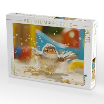 Produktbild: CALVENDO Puzzle Ein Motiv aus dem Kalender "Plitsch, Platsch, tierisch nass" | 1000 Teile Lege-Gr&ouml;&szlig;e 64x48cm Foto-Puzzle f&uuml;r gl&uuml;ckliche Stunden