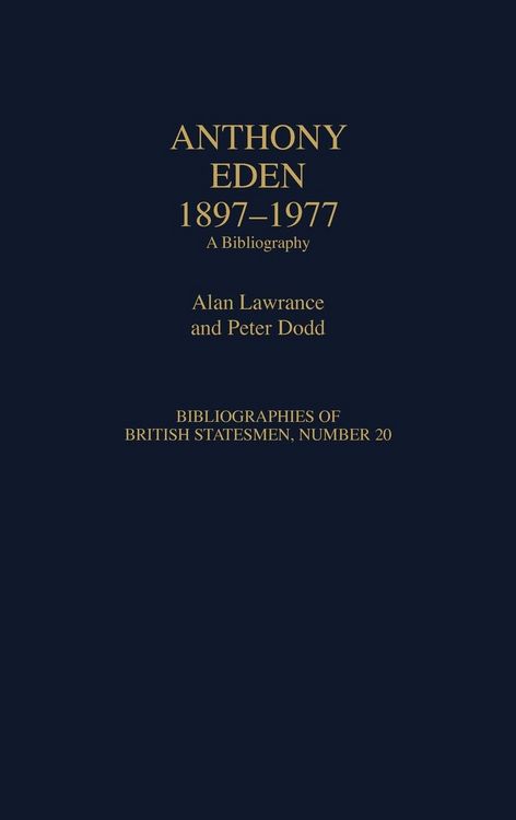 Produktbild: Anthony Eden, 1897-1977