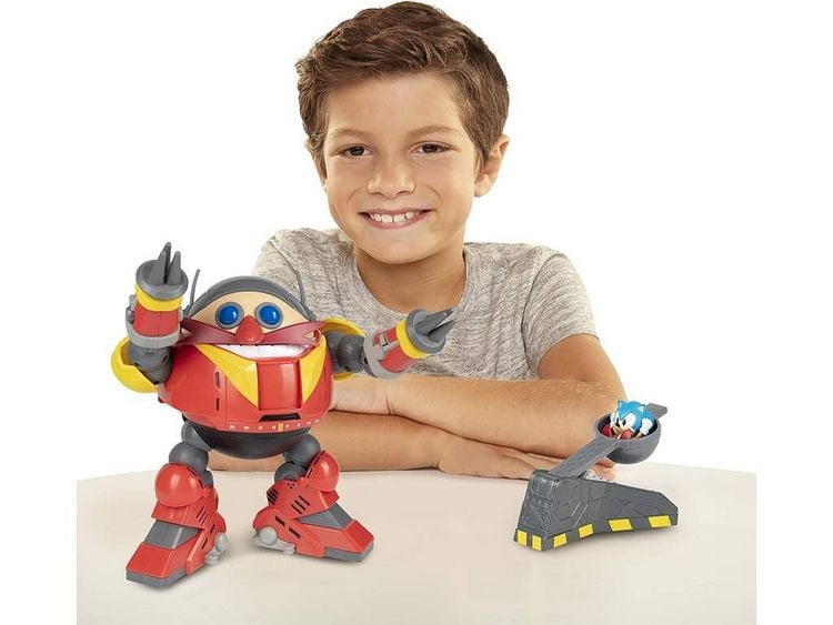 Produktbild: Sonic Riesen Dr. Eggmann Roboter Battle Set inkl. Figuren, 22 cm