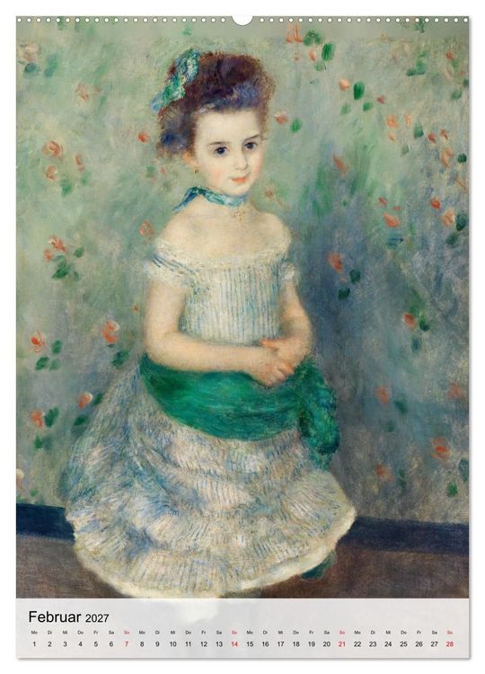 Produktbild: Die kleinen Musen des Monsieur Renoir (Wandkalender 2027 DIN A2 hoch), CALVENDO Monatskalender