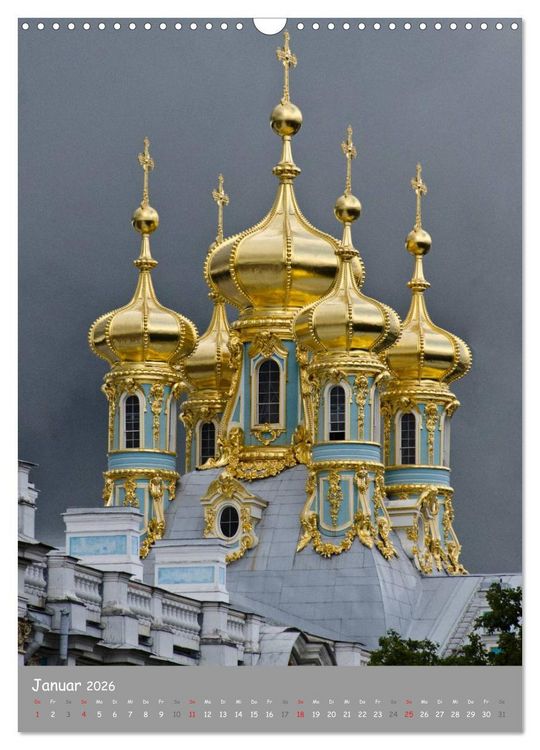 Produktbild: St. Peterburg und Umgebung (Wandkalender 2026 DIN A3 hoch), CALVENDO Monatskalender