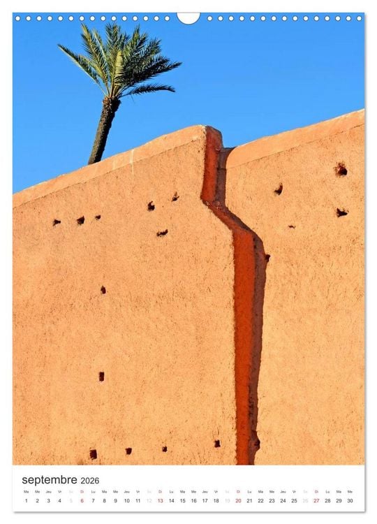 Produktbild: Couleurs Marrakech (Calendrier mural 2026 DIN A3 horizontal), CALVENDO calendrier mensuel