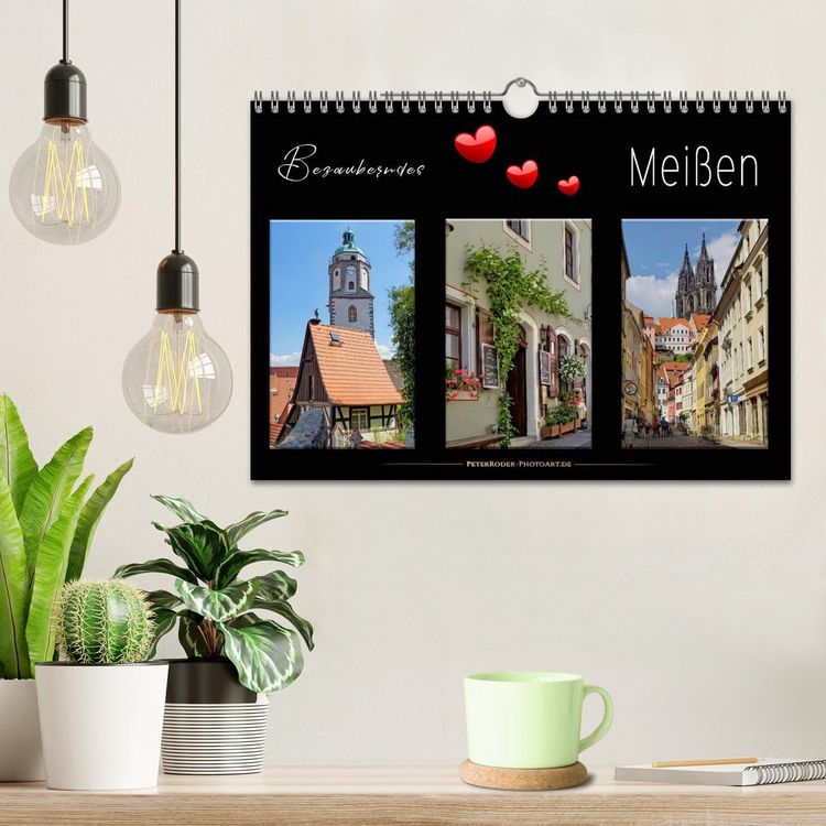 Produktbild: Bezauberndes Mei&szlig;en (Wandkalender 2026 DIN A4 quer), CALVENDO Monatskalender