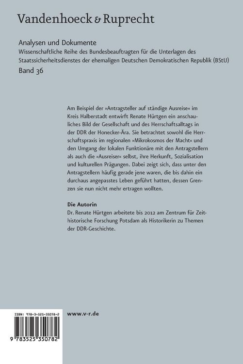 Produktbild: Ausreise per Antrag: Der lange Weg nach dr&uuml;ben
