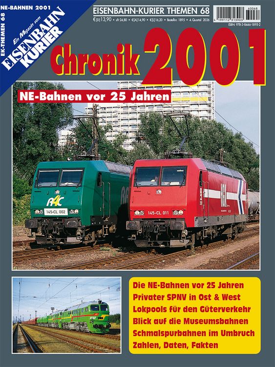 Produktbild: Chronik 2001 - NE-Bahnen vor 25 Jahren