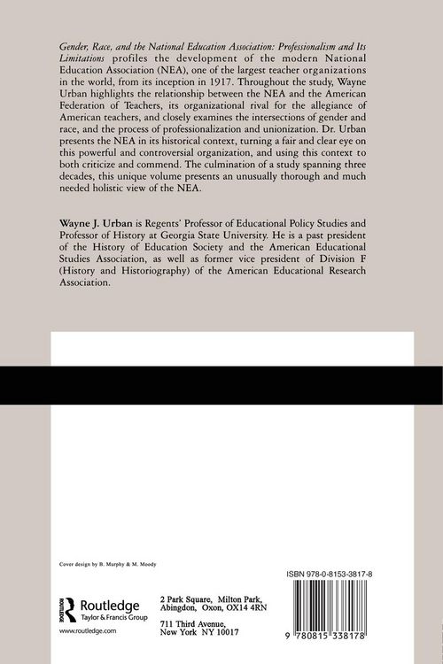 Produktbild: Gender, Race and the National Education Association