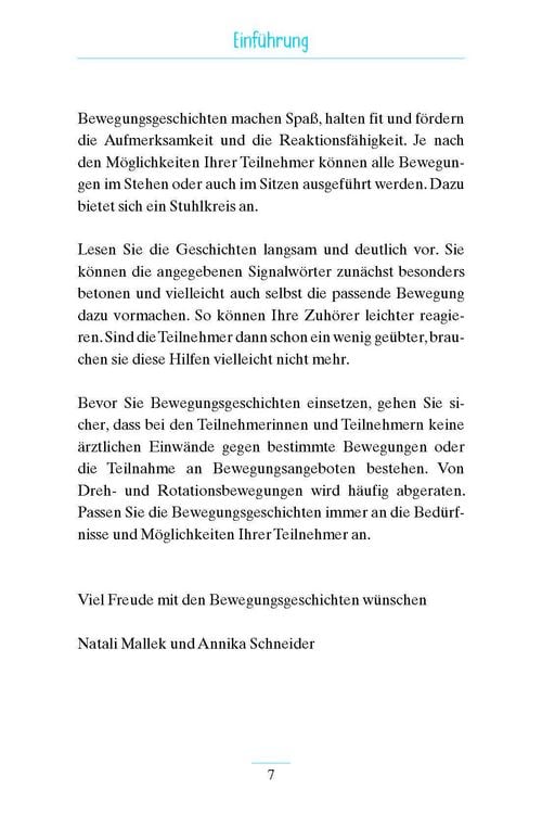 Produktbild: Geschichten zum Bewegen f&uuml;r Senioren