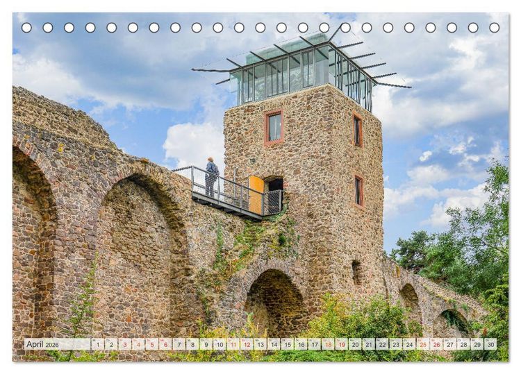Produktbild: Darmstadt Stadtansichten (Tischkalender 2026 DIN A5 quer), CALVENDO Monatskalender