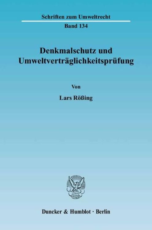 Bild vom Artikel Denkmalschutz und Umweltverträglichkeitsprüfung. vom Autor Lars Rössing