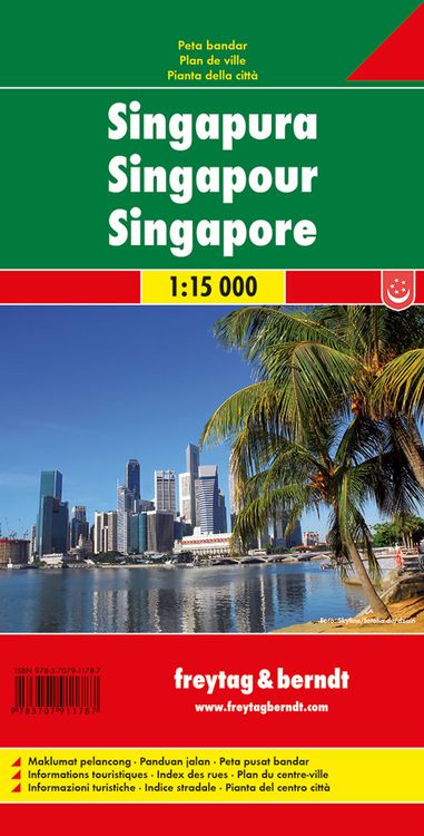 Produktbild: freytag & berndt Stadtplan Singapur 1:15.000