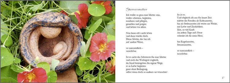 Produktbild: Mit dir im Herzen - Gedichte f&uuml;r Sternenm&uuml;tter. Mit Skulpturen von Andrea Ohlsen.
