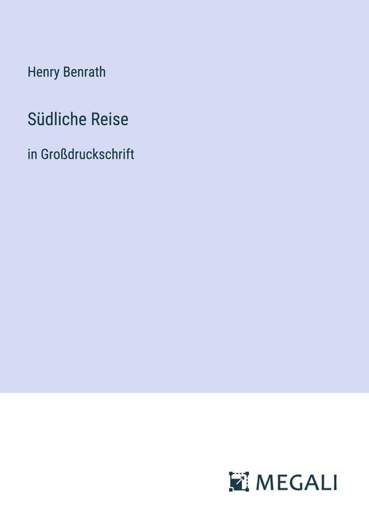 Produktbild: S&uuml;dliche Reise