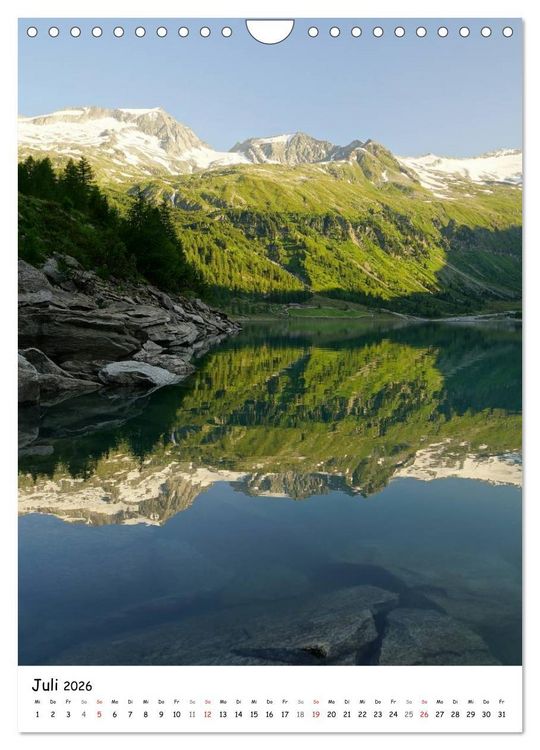 Produktbild: Bergseen S&uuml;dtirols (Wandkalender 2026 DIN A4 hoch), CALVENDO Monatskalender