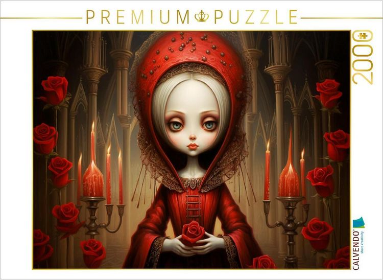 Produktbild: CALVENDO Puzzle Gothic Queen Surrealistische Illustrationen | 2000 Teile Lege-Gr&ouml;&szlig;e 90x67cm Foto-Puzzle f&uuml;r gl&uuml;ckliche Stunden