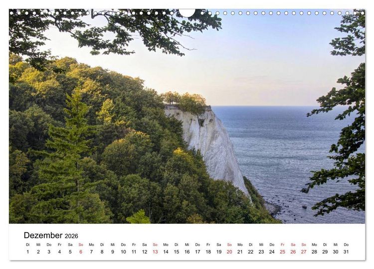 Produktbild: Der Hochuferweg im Jasmund Nationalpark (Wandkalender 2026 DIN A3 quer), CALVENDO Monatskalender