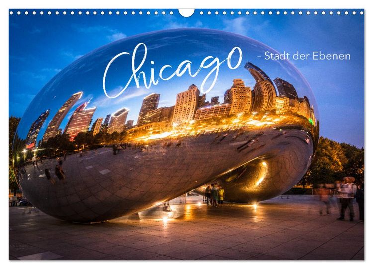 Produktbild: Chicago - Stadt der Ebenen (Wandkalender 2026 DIN A3 quer), CALVENDO Monatskalender
