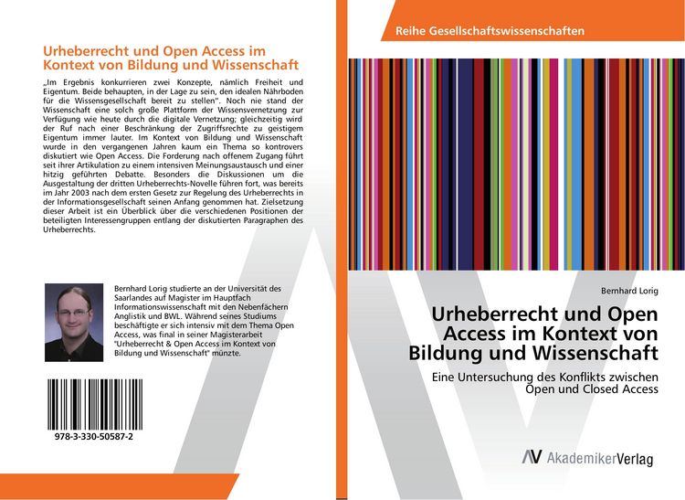 Produktbild: Urheberrecht und Open Access im Kontext von Bildung und Wissenschaft
