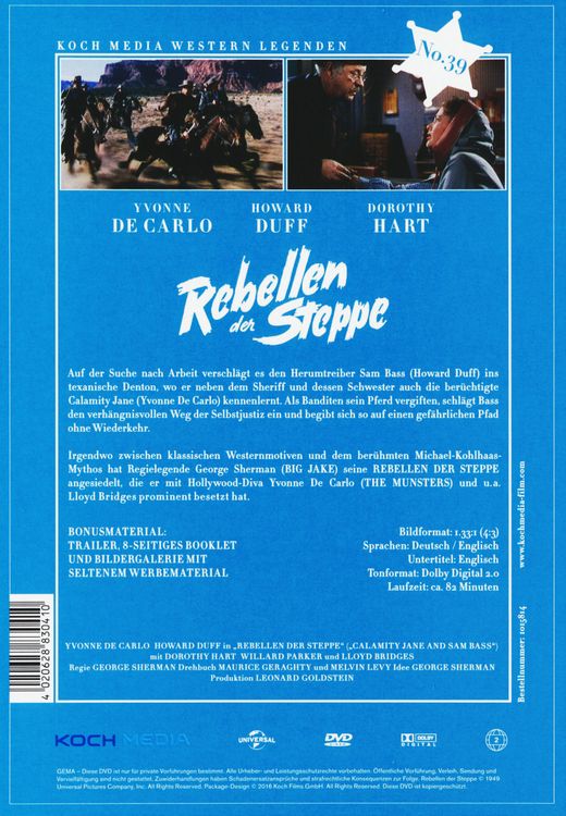 Produktbild: Rebellen der Steppe - Digitally Remastered - Western Legenden No. 38