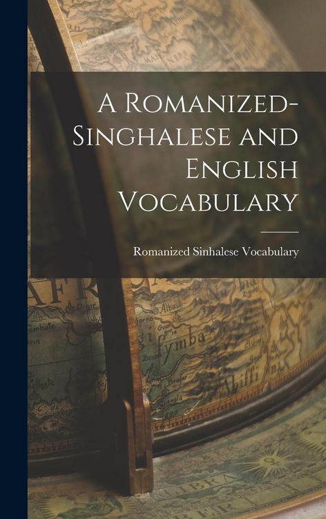 Produktbild: A Romanized-Singhalese and English Vocabulary