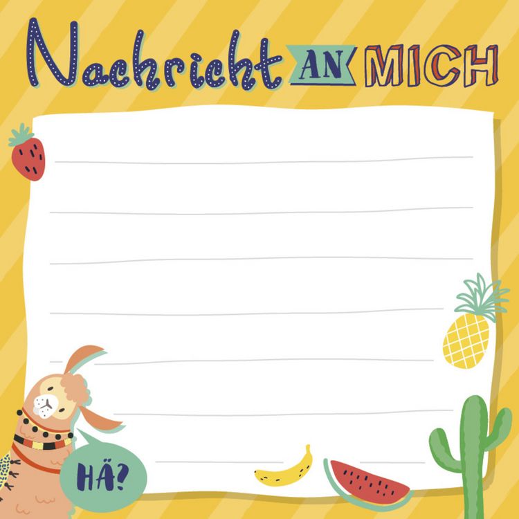 Produktbild: Nachricht an mich &ndash; Klebezettel
