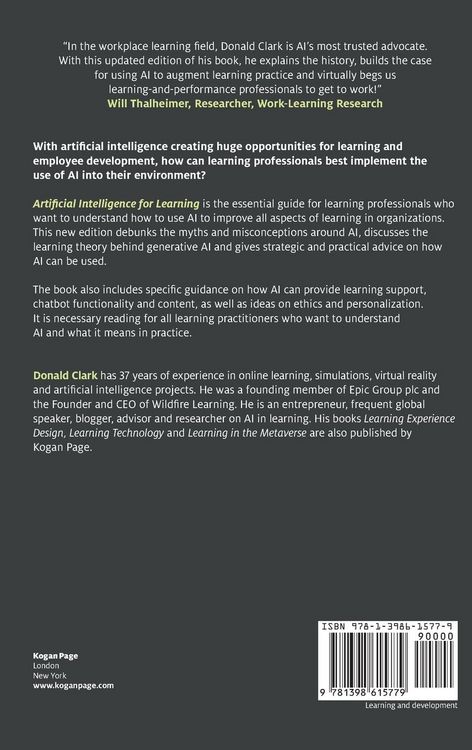 Produktbild: Artificial Intelligence for Learning