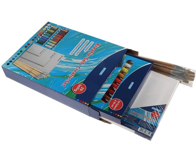 Produktbild: STYLEX Kreativ Set Acryl 29 Teile