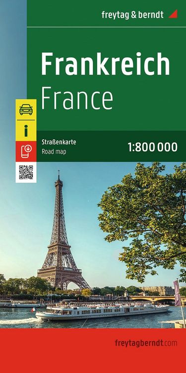 Produktbild: freytag & berndt Stra&szlig;enkarte Frankreich 1:800.000