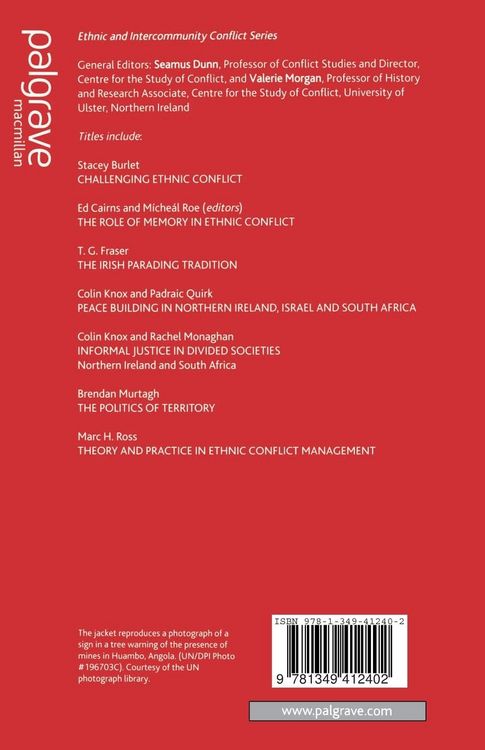 Produktbild: The Role of Memory in Ethnic Conflict