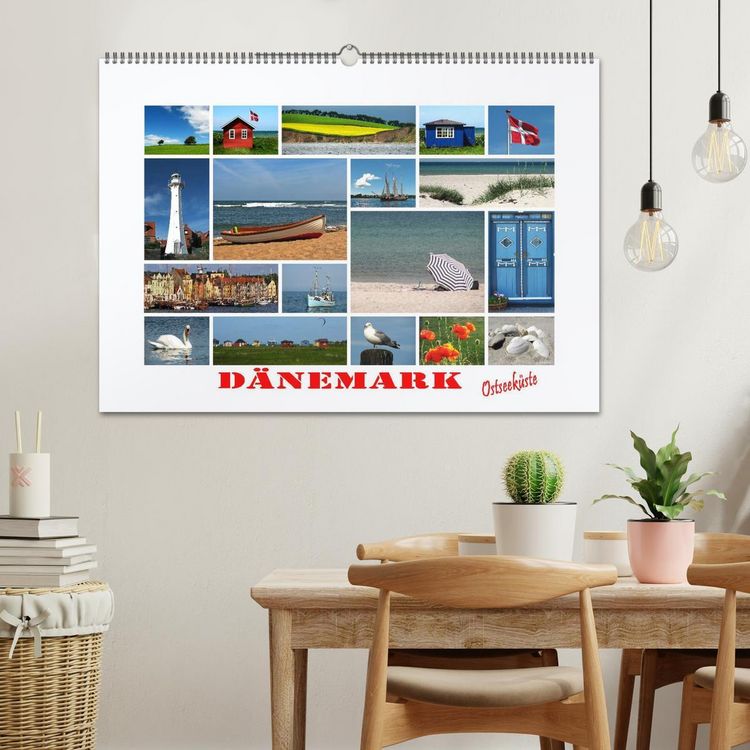 Produktbild: D&auml;nemark - Ostseek&uuml;ste (Wandkalender 2026 DIN A2 quer), CALVENDO Monatskalender