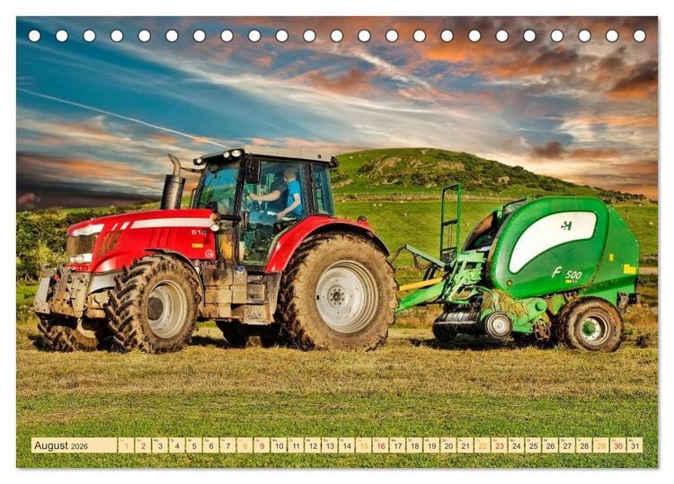 Produktbild: Landwirtschaft - die Zukunft ist digital (Tischkalender 2026 DIN A5 quer), CALVENDO Monatskalender