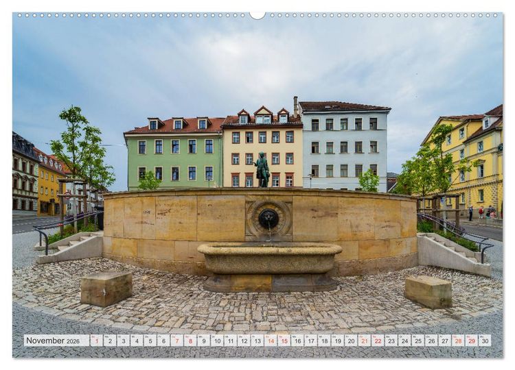 Produktbild: Weimar Impressionen (Wandkalender 2026 DIN A2 quer), CALVENDO Monatskalender