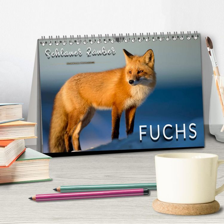 Produktbild: Fuchs - schlauer R&auml;uber (Tischkalender 2026 DIN A5 quer), CALVENDO Monatskalender