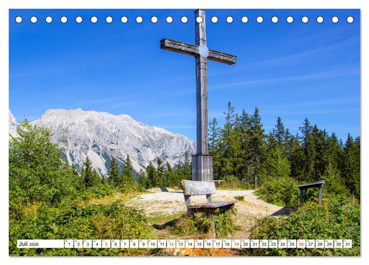 Produktbild: Ramsau am Dachstein (Tischkalender 2026 DIN A5 quer), CALVENDO Monatskalender