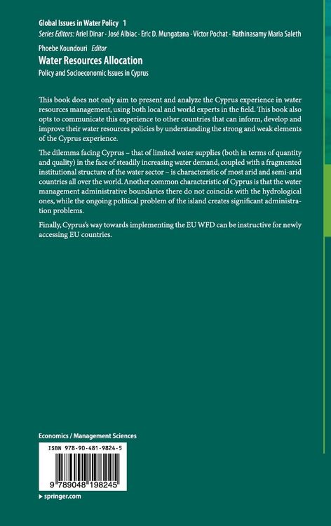Produktbild: Water Resources Allocation