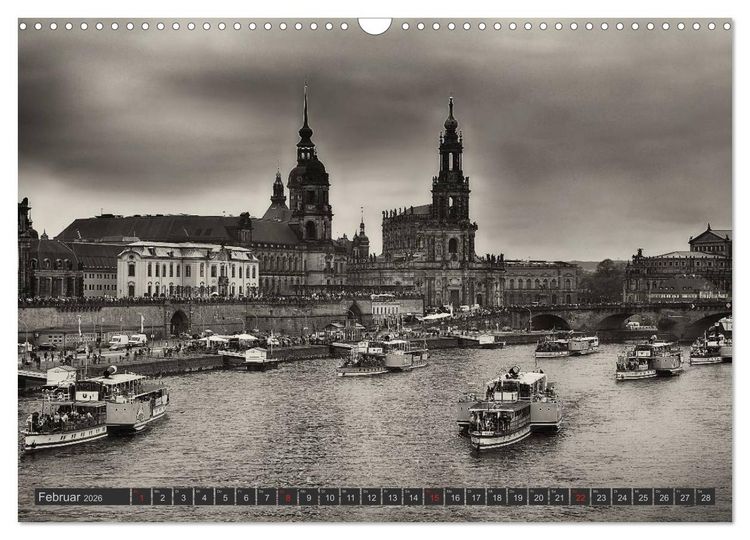 Produktbild: Schaufelraddampfer der S&auml;chsischen Dampfschiffahrt (Wandkalender 2026 DIN A3 quer), CALVENDO Monatskalender