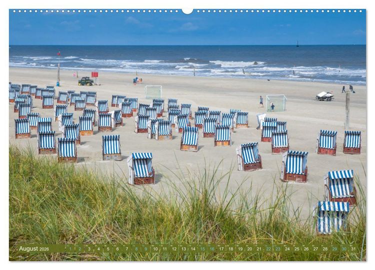 Produktbild: Nordsee Insel Norderney (hochwertiger Premium Wandkalender 2026 DIN A2 quer), Kunstdruck in Hochglanz