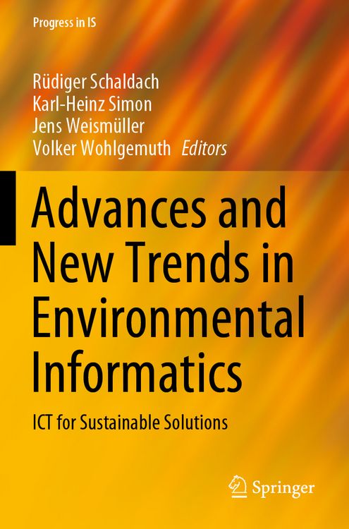 Produktbild: Advances and New Trends in Environmental Informatics