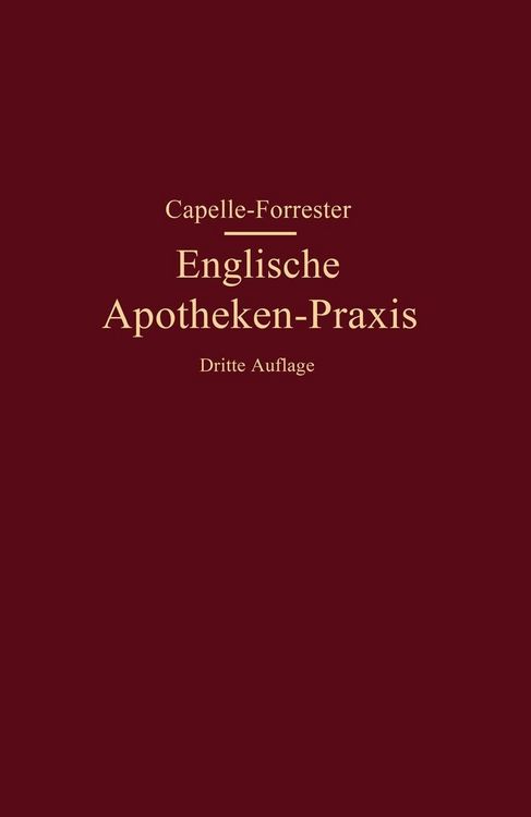 Produktbild: Englische Apotheken-Praxis