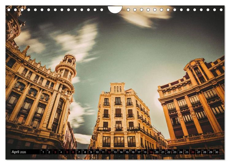 Produktbild: Hauptstadt Madrid (Wandkalender 2026 DIN A4 quer), CALVENDO Monatskalender