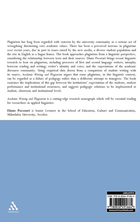 Produktbild: Academic Writing and Plagiarism