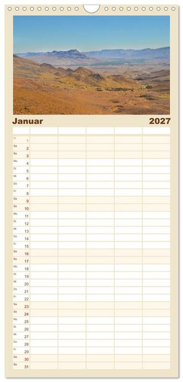 Produktbild: Familienplaner 2027 - Erlebe mit mir das traumhafte Marokko mit 5 Spalten (Wandkalender, 21 x 45 cm) CALVENDO