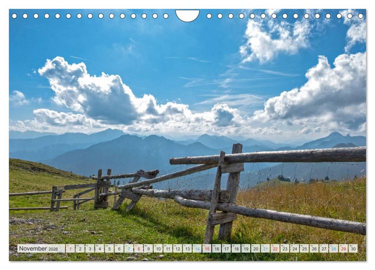 Produktbild: Sehnsuchtsziel Berge - Unterwegs in den Bergwelt rund um M&uuml;nchen (Wandkalender 2026 DIN A4 quer), CALVENDO Monatskalender