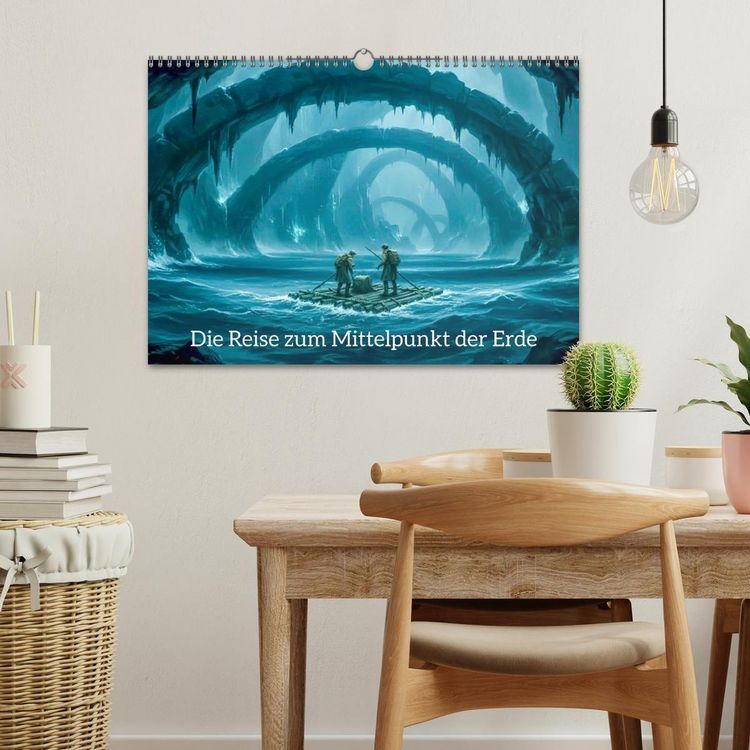 Produktbild: Die Reise zum Mittelpunkt der Erde (Wandkalender 2027 DIN A3 quer), CALVENDO Monatskalender