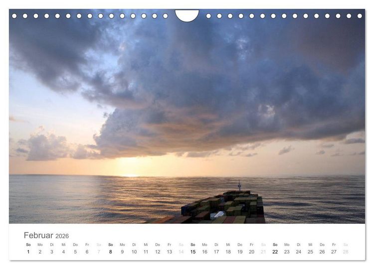 Produktbild: Faszination Schifffahrt - Meere und Hafenst&auml;dte (Wandkalender 2026 DIN A4 quer), CALVENDO Monatskalender