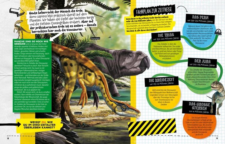 Produktbild: SURVIVAL GUIDE. Wie überlebst du im Zeitalter der DINOSAURIER!
