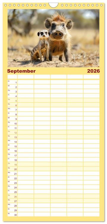 Produktbild: Familienplaner 2026 - Wenn Vertrauen siegt mit 5 Spalten (Wandkalender, 21 x 45 cm) CALVENDO