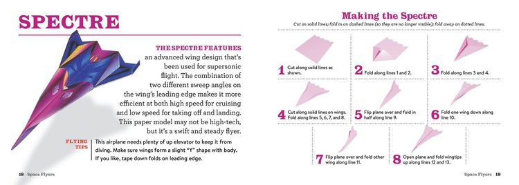 Produktbild: Space Flyers Paper Airplane Book