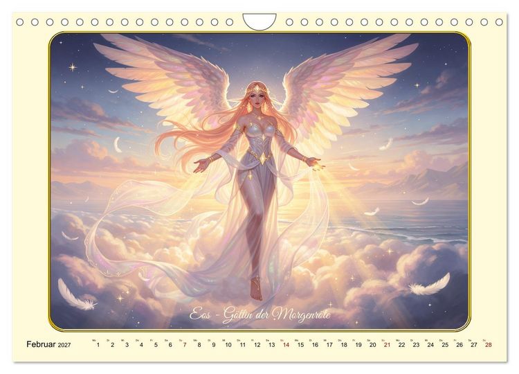 Produktbild: Griechische Gottheiten des Guten (Wandkalender 2027 DIN A4 quer), CALVENDO Monatskalender