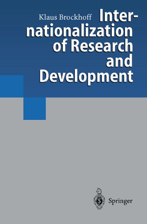 Produktbild: Internationalization of Research and Development